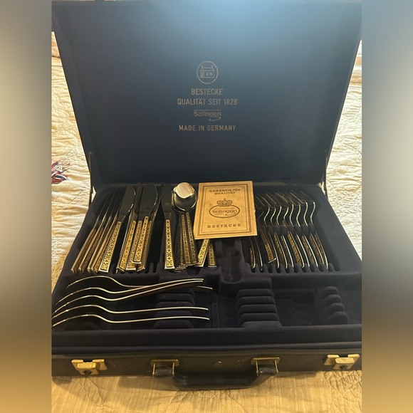 flatware set from Solingen, Germany.